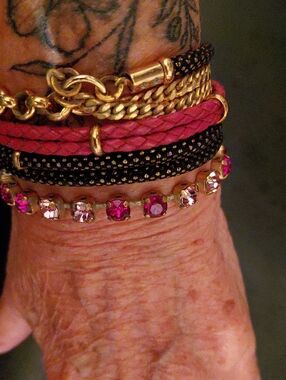 LaHola Wrap bracelet Pinks Crystal
